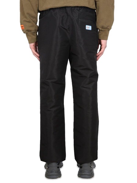 Heron Preston Logo Patch Wide Leg Pants