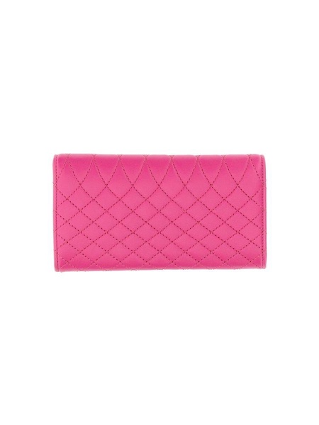 Lanvin Quilted Fold-Over Continental Wallet