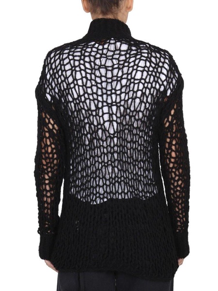 Ann Demeulemeester High-Neck Knitted Jumper