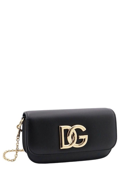 Dolce & Gabbana 3.5 Logo Plaque Small Shoulder Bag