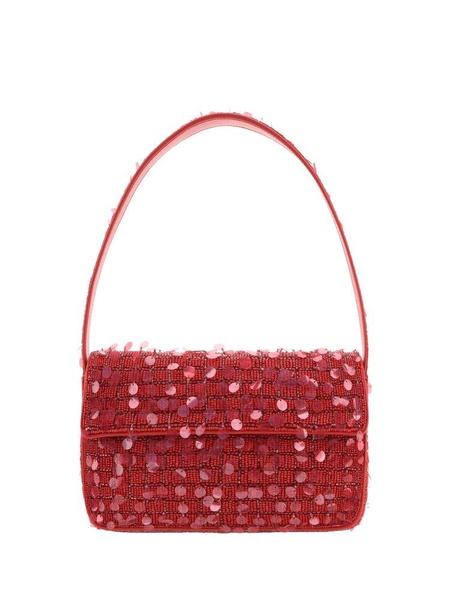 Staud Tommy Bead Embellished Shoulder Bag