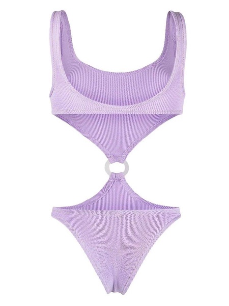 Reina Olga Augusta Crinkle Cut-Out Swimsuit