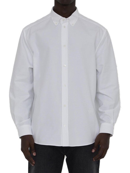 Loewe Logo Embroidered Long-Sleeved Shirt