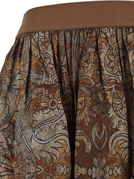 Uma Wang Pattern-Printed Pleated Gillian Skirt