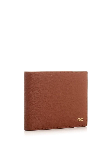 Ferragamo Mini Gancini Logo Bi-Fold Wallet