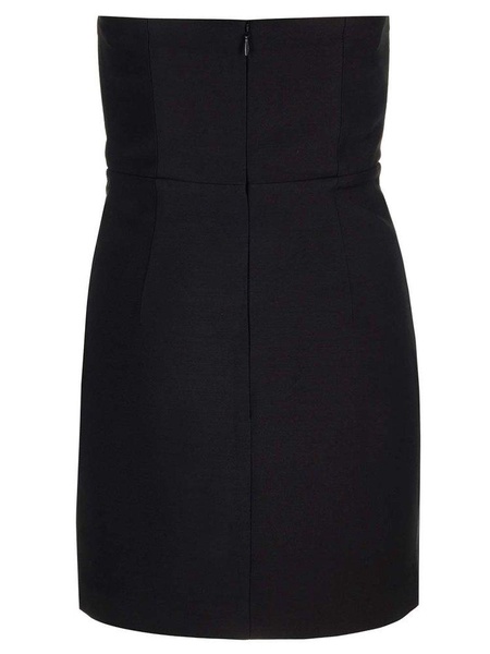 Roland Mouret Strapless Embellished Mini Dress