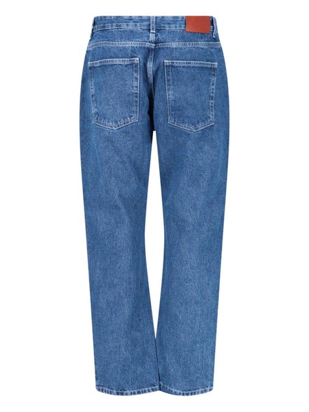 Studio Nicholson Holt Logo Patch Straight Leg Jeans