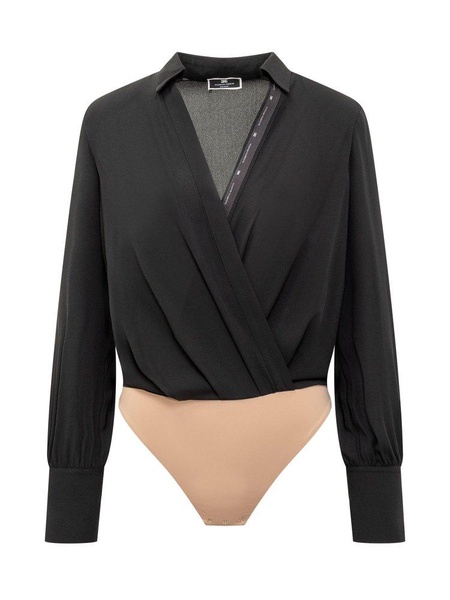 Elisabetta Franchi Crossed Bodysuit-Style Shirt