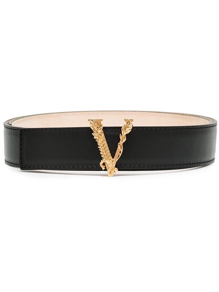 black Virtus leather belt