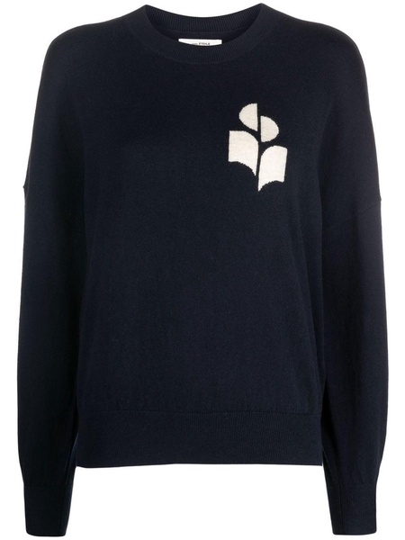 Marisans logo-intarsia jumper