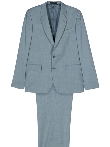 single-breasted wool suit