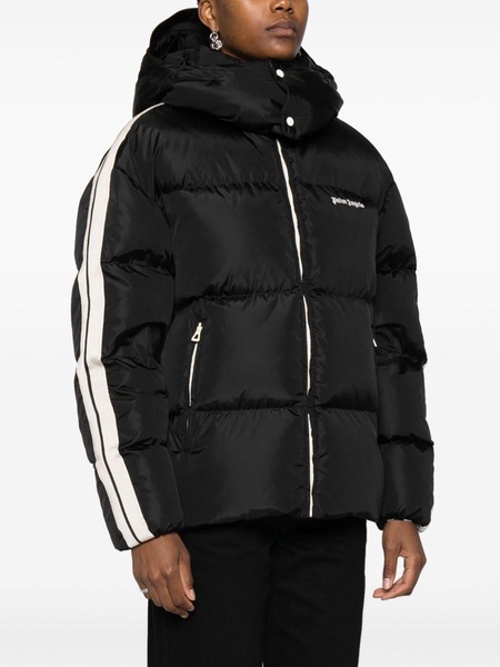 Detachable hooded down jacket