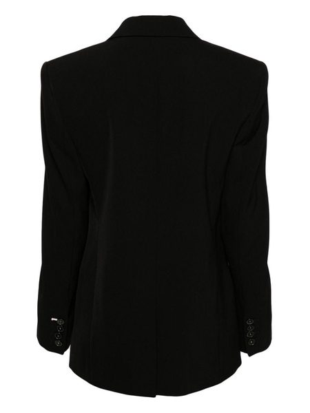 Single-breasted wool blazer