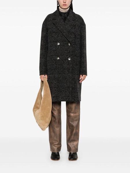 Timothy midi wool coat