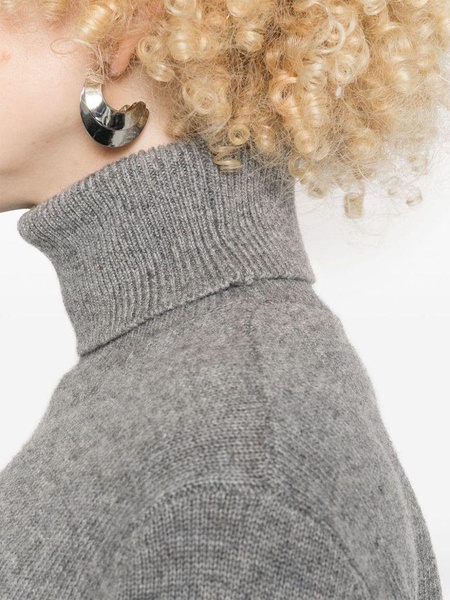 Moody high-neck wool sweater