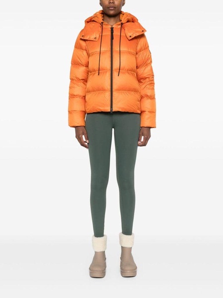 Kenid short orange padded puffer jacket