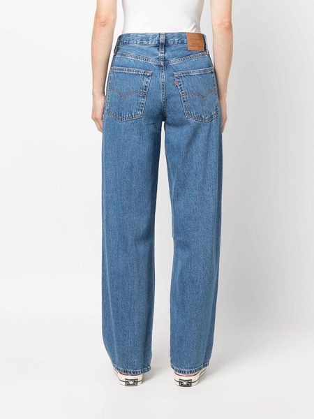 Levi'S Straight Baggy Dad Jeans In Medium-Rise Cotton