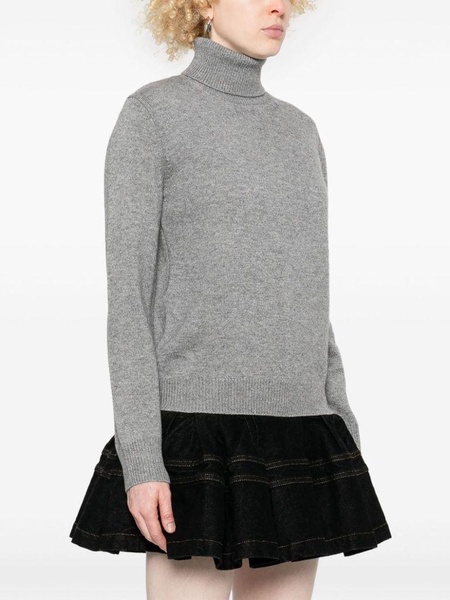 Moody high-neck wool sweater