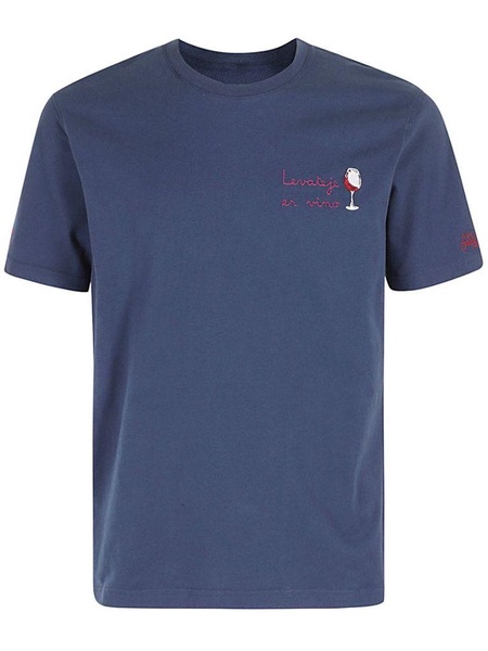 Arnott cotton T-shirt with embroidered lettering