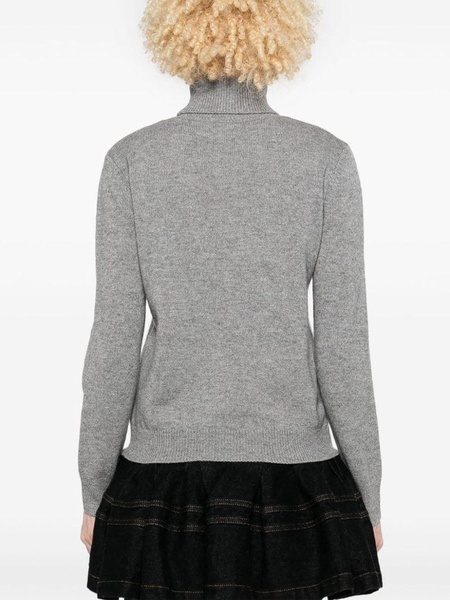 Moody high-neck wool sweater