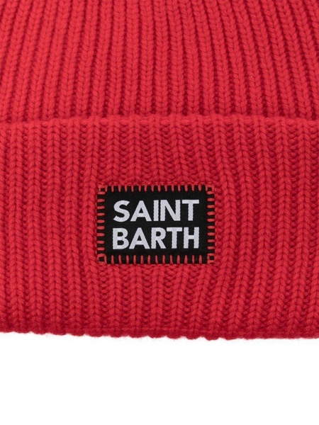 Berry beanie in ribbed wool