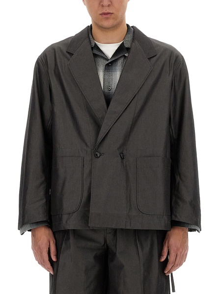 OVERSIZE FIT COTTON GABARDINE JACKET