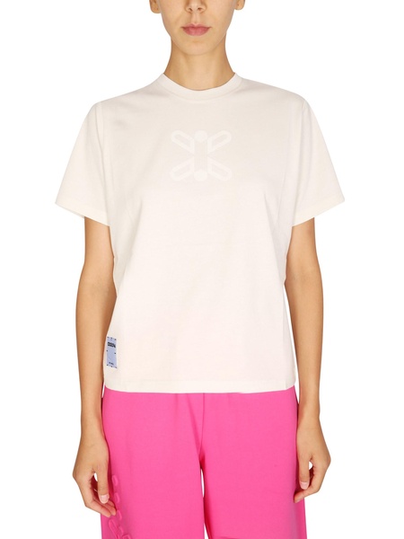 McQ Alexander McQueen Logo Printed Crewneck T-Shirt