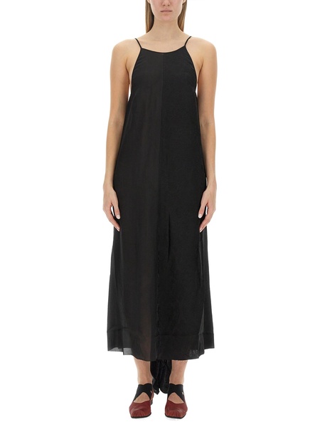 Uma Wang Halter-Neck Draped Dress