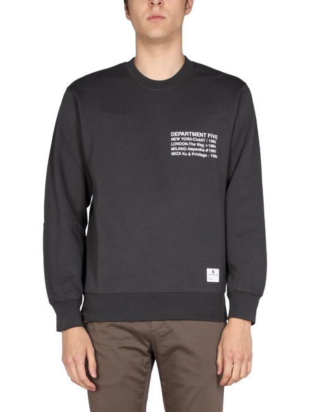 "CAST" COTTON SWEATSHIRT 