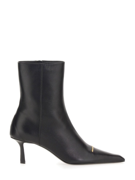 Alexander Wang ankle boots in natural grain leather