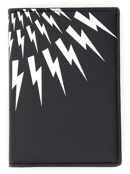 Neil Barrett Logo Printed Bi-Fold Wallet