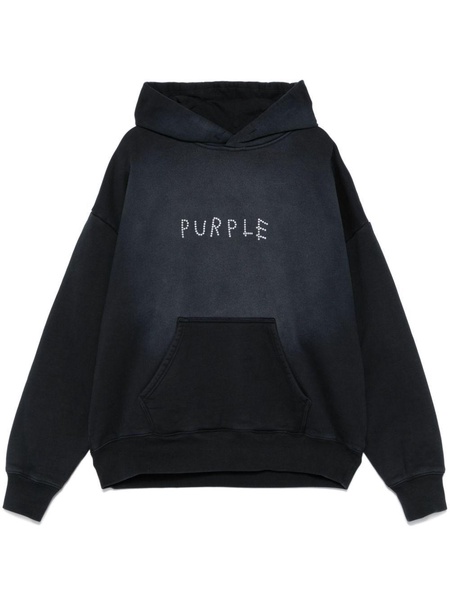 logo-embellishment hoodie