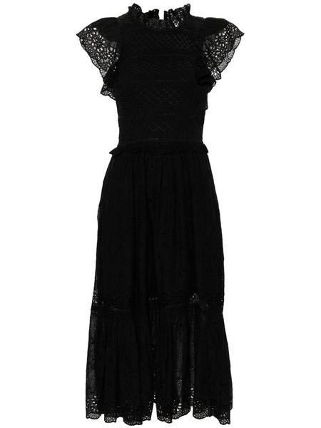 broderie anglaise maxi dress