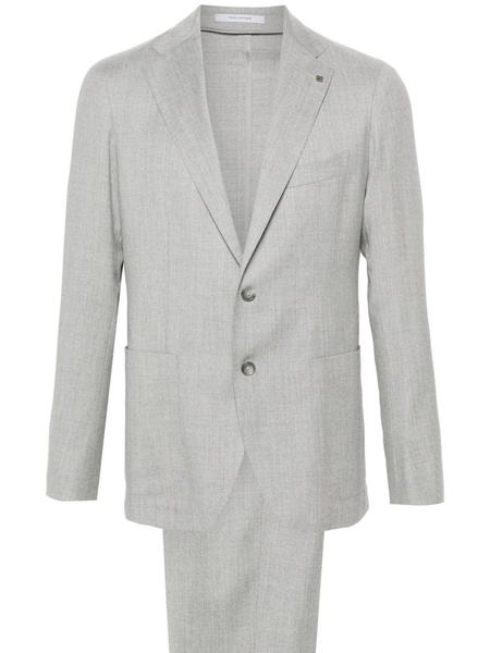 single-breasted virgin wool suit