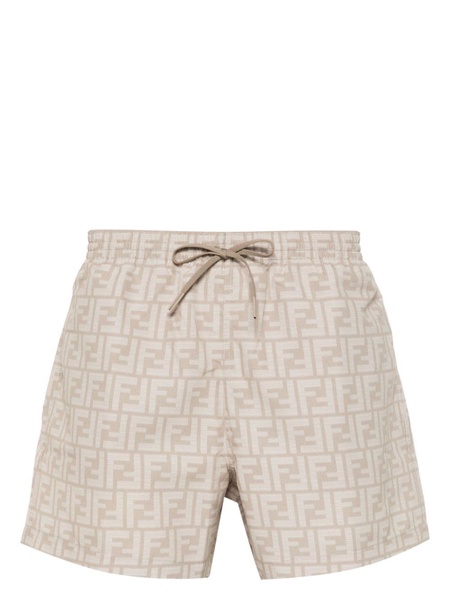 FF-print swim shorts