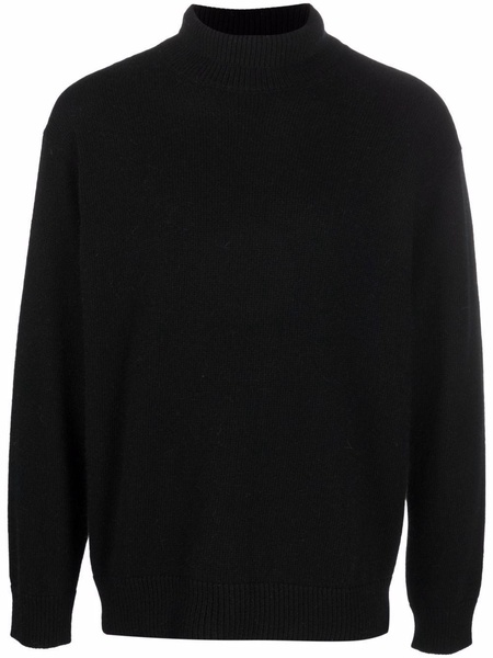 roll-neck wool-blend jumper