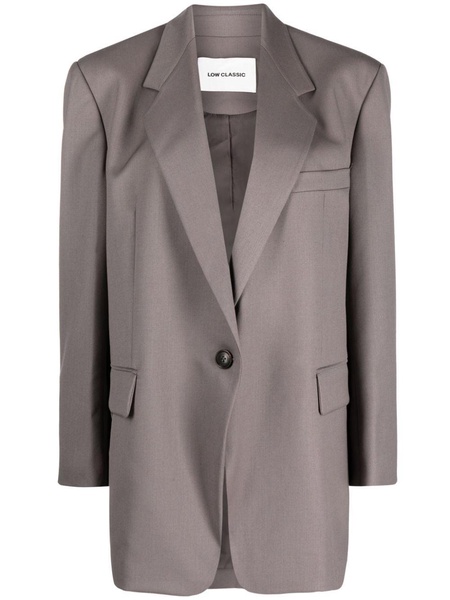 notched-lapel single-breasted jacket