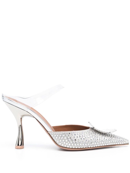 85mm crystal-embellished mules