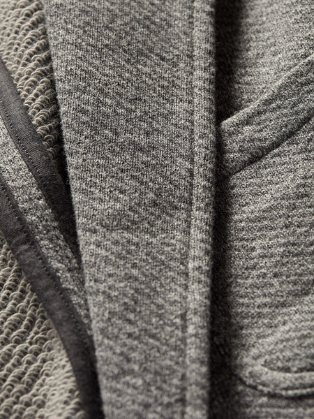 Inlet Knit Blazer - Medium Grey Melange