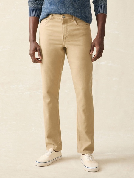 Stretch Terry 5-Pocket Pant - Desert Khaki