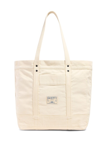 Medium Sunwashed Canvas Tote - Ecru