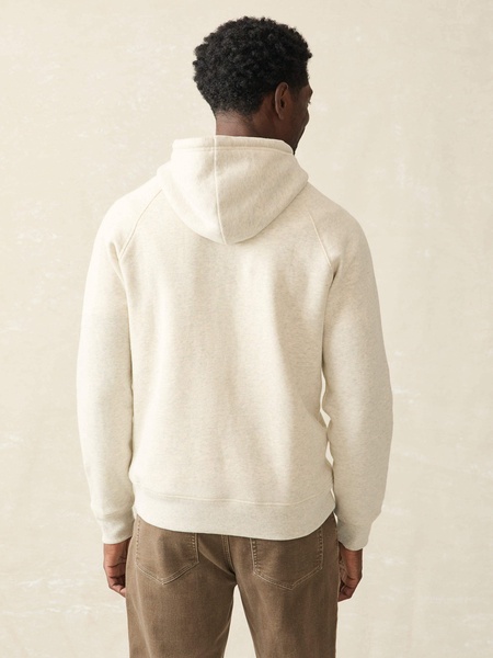 High Standard Fleece Hoodie - Antique Ivory Heather