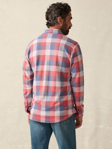 Legend™ Sweater Shirt - Cherry Blue Buffalo