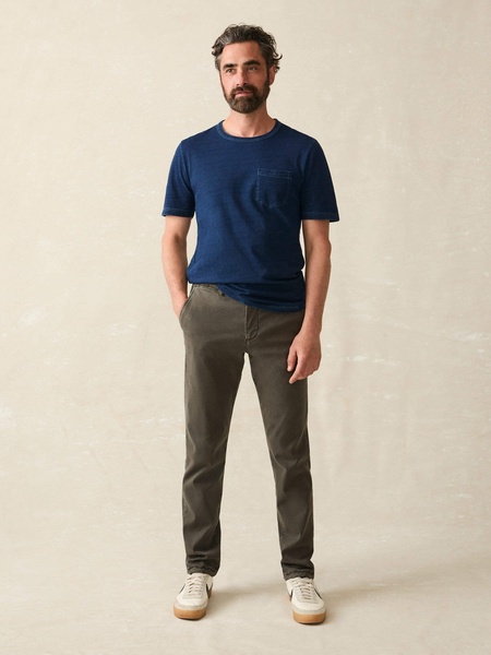 Short-Sleeve Indigo Pocket Tee - Midnight Wash