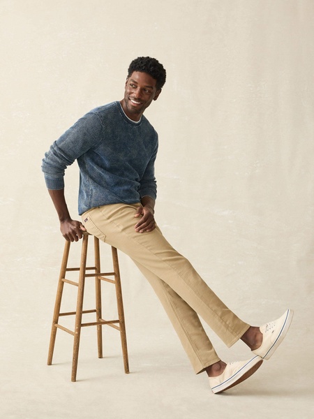 Stretch Terry 5-Pocket Pant - Desert Khaki