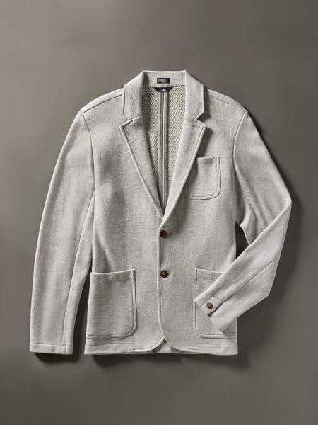 Inlet Knit Blazer - Heather Grey