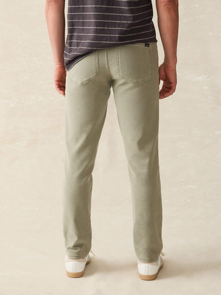 Stretch Terry 5-Pocket Pant - Faded Olive