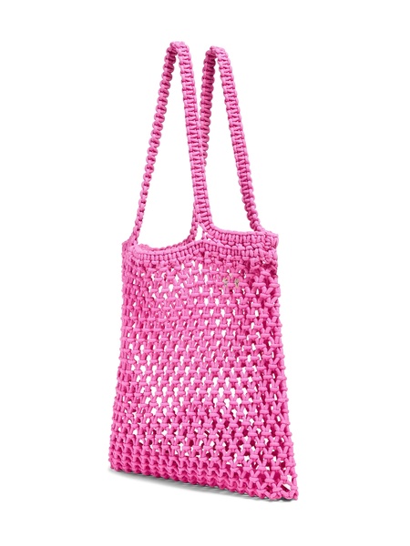 Sunwashed Macrame Tote - Cone Flower