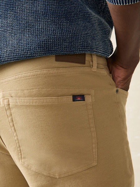 Stretch Terry 5-Pocket Pant - Desert Khaki