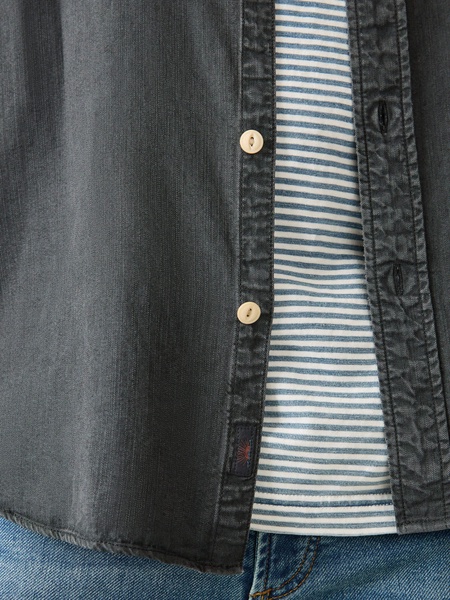 Tried & True Chambray Workshirt - Durango Black